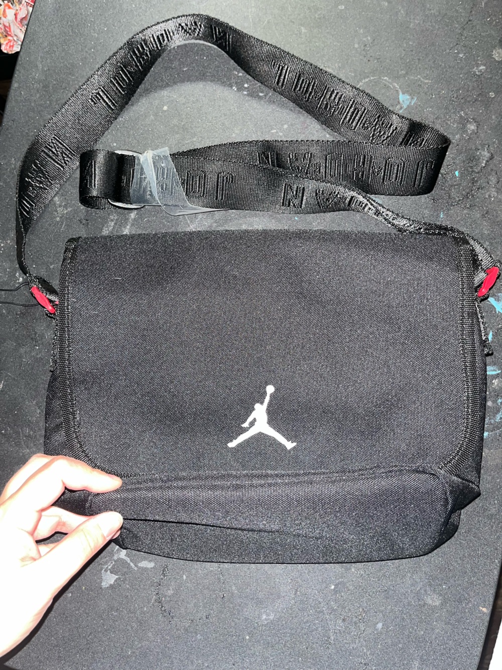 Jordan Black Athletic Shorts with White Jumpman